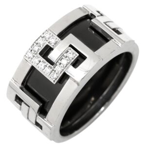ミキモト MIKIMOTO リング 指輪 セットリング ホワイトゴールド ダイヤ 18K 750WG 重ね付け 11.5号 【中古】中古品