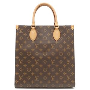 【★3%OFFクーポン】ルイヴィトン LOUIS VUITTON 2WAYバッグ サックプラ PM モノグラムキャンバス モノグラム ゴールド金具 茶 ショルダー トート M45848 RFID 【保存袋】 【中古】中古品