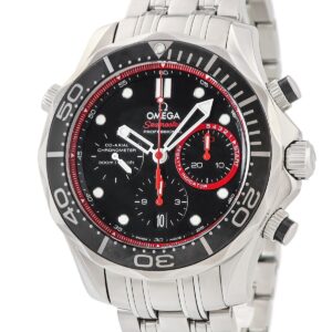 オメガ OMEGA シーマスター プロダイバーズ 300M クロノグラフ 212.32.44.50.01.001 限定 ブラック メンズ 腕時計自動巻き ブラック 【中古】