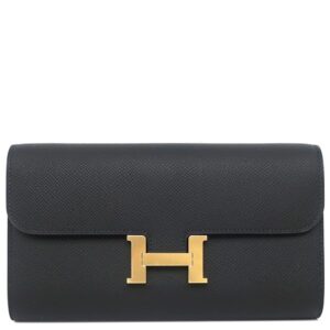 エルメス HERMES 長財布 コンスタンス トゥーゴー ヴォーエプソン ブラック ゴールド金具 新品 未使用 黒 2025年製 K 【箱】 【中古】未使用保管品