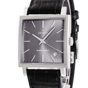 ゼニス ZENITH ニュー ヴィンテージ 1965 03.1965.670/91.C591 グレー スクエア デイト ニュービンテージ メンズ 腕時計自動巻き グレー 【中古】中古美品