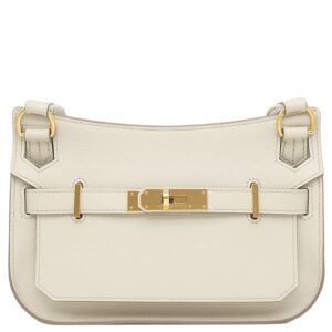 エルメス HERMES ショルダーバッグ ジプシエール ミニ エバーカラー べトン ゴールド金具 白 B 【箱】 【中古】新品同様品