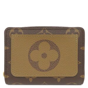 ルイヴィトン LOUIS VUITTON 二つ折り財布 ポルトフォイユ ルー モノグラムキャンバス モノグラムリバースキャンバス モノグラムリバース ゴールド金具 ラウンドファスナー M81461 RFID 【箱】 【中古】中古美品
