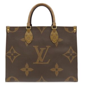 【★3％OFFクーポン】ルイヴィトン LOUIS VUITTON トートバッグ オンザゴー MM モノグラムキャンバス モノグラムリバースキャンバス モノグラム ゴールド金具 M45039 FL4129 【中古】新品同様品