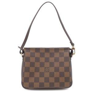 ルイヴィトン LOUIS VUITTON ポーチ トゥルースメイクアップ ダミエキャンバス エベヌ ゴールド金具 アクセサリーポーチ N51982 SP1004 【保存袋】 【中古】