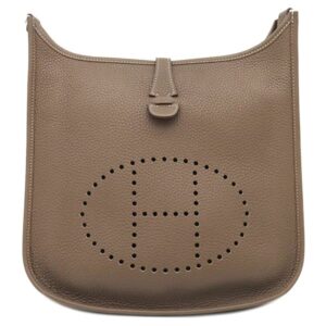 エルメス HERMES ショルダーバッグ エヴリン3 PM トリヨンクレマンス エトゥープ シルバー金具 グレージュ Y 【箱】 【中古】中古美品
