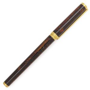 エス・テー・デュポン S.T DUPONT ボールペン ローラーボール クラシック 漆デザイン GP 漆 ブラウン×ゴールド チャイナラッカー インク切れ 【中古】中古美品