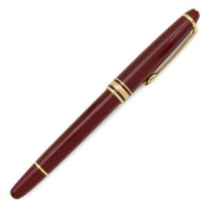 モンブラン Montblanc ボールペン マイスターシュテュック クラシック GP プレシャスレジン ボルドー×ゴールド 黒インク 筆記確認済み 【ケース】 【中古】中古美品