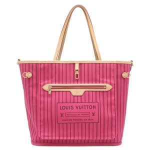 ルイヴィトン LOUIS VUITTON 2WAYバッグ ネヴァーフル インサイドアウト MM キャンバス モノグラムキャンバス ローズポンディシェリテキスタイル ローズポンディシェリ ゴールド金具 リバーシブル M12257 RFID 【保存袋】 【中古】