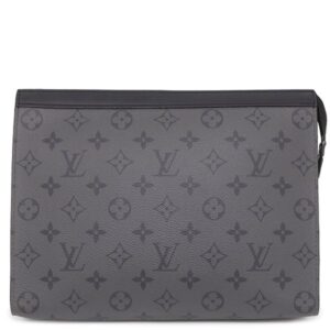 ルイヴィトン LOUIS VUITTON クラッチバッグ ポシェット ヴォワヤージュ モノグラムエクリプス モノグラムエクリプスリバースキャンバス モノグラムエクリプス シルバー金具 黒 M69535 FN4220 【中古】