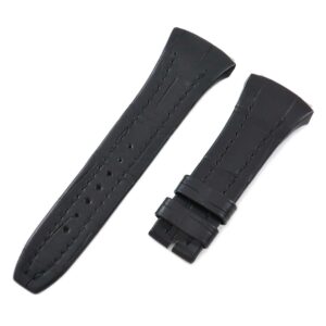 オーデマピゲ AUDEMARS PIGUET 未使用 純正 クロコ ベルト ストラップ 28ｍｍ 黒 メンズ 腕時計 【中古】未使用保管品