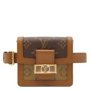 【★3％OFFクーポン】ルイヴィトン LOUIS VUITTON 2WAYバッグ バムバッグ ドーフィーヌBB モノグラムキャンバス モノグラムリバースキャンバス モノグラムリバース ゴールド金具 ショルダー M68621 SP1169 【中古】新品同様品