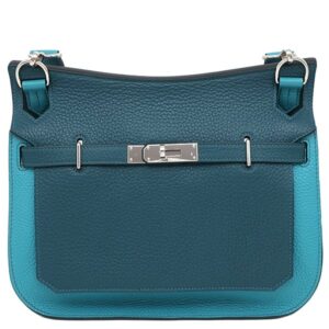エルメス HERMES ショルダーバッグ ジプシエール 28 エクラ トリヨンクレマンス コバルト×ブルーイズミール シルバー金具 青 水色 T 【箱】 【中古】中古美品