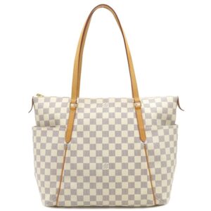 ルイヴィトン LOUIS VUITTON トートバッグ トータリー MM ダミエアズールキャンバス ダミエアズール ゴールド金具 白 N41279 MB2125 【中古】