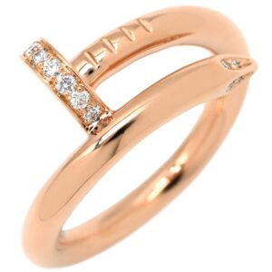 カルティエ Cartier リング 指輪 ジュストアンクル ダイヤ ピンクゴールド #51(JP11) 750 18K PG JUSTE UN CLOU 11号 B4094851 【箱】 【中古】