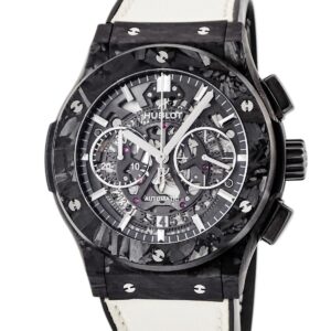 ウブロ HUBLOT アエロフュージョン クロノグラフ フロステッドカーボン 525.QK.0170.NR.JPN 日本限定 メンズ 腕時計自動巻き グレー 【中古】