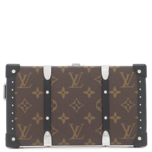 ルイヴィトン LOUIS VUITTON クラッチバッグ ウォレット トランク モノグラムマカサー モノグラムマカサー シルバー金具 茶 黒 M20250 FL3230 【保存袋】 【中古】中古美品