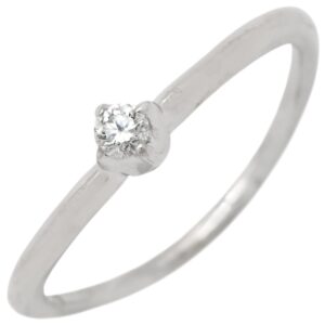タサキ TASAKI リング 指輪 ダイヤモンド ホワイトゴールド TASAKI 18K 750 WG 1石 1粒 12号 【中古】新品同様品