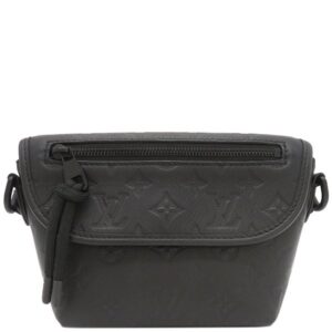 ルイヴィトン LOUIS VUITTON ショルダーバッグ パルス ウェアラブル ウォレット モノグラムシャドウレザー ブラック マットブラック金具 黒 M12636 RFID 【中古】