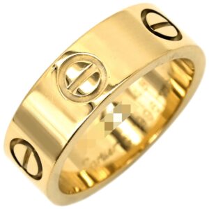 カルティエ Cartier リング 指輪 ラブリング イエローゴールド #48(JP8) クラシックモデル LOVE Ring 750 18K YG 18金 7.5号 B4084600 【箱】 【中古】