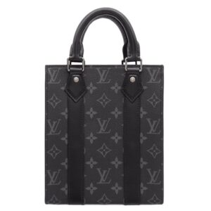 【★3％OFFクーポン】ルイヴィトン LOUIS VUITTON 2WAYバッグ サックプラ MINI モノグラムエクリプス モノグラムエクリプス シルバー金具 ショルダー トートバッグ M46453 RFID 【中古】中古美品