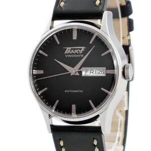 ティソ TISSOT ヘリテージ ヴィソデイト T019.430.16.051.01 ブラック 黒 デイデイト バー メンズ 腕時計自動巻き ブラック 【中古】中古美品