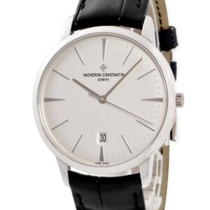 ヴァシュロン・コンスタンタン VACHERON CONSTANTIN パトリモニー オートマティック 85180/000G-9230 K18WG無垢 メンズ 腕時計自動巻き シルバー 【中古】中古美品