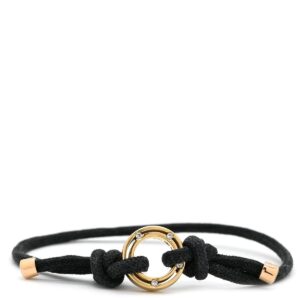 ダミアーニ DAMIANI ブレスレット ディ サイド D SIDE 10P ダイヤ ピンクゴールドXブラック 18K 750 PG 黒 ブラッドピットデザイン 【中古】中古品