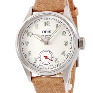 オリス ORIS ビッグクラウン ウィングス オブ ホープ リミテッドエディション 01 401 7781 4081 限定 メンズ 腕時計自動巻き ホワイト 【中古】中古美品