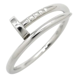 カルティエ Cartier リング 指輪 ジュストアンクル スモール ホワイトゴールド #52(JP12) 750 JUSTE UN CLOU 釘 12号 B4226000 【中古】中古美品