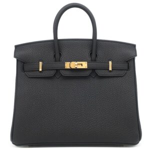 エルメス HERMES ハンドバッグ バーキン25 トゴ ブラック ゴールド金具 新品 未使用 黒 2025年製 K 【箱】 【中古】