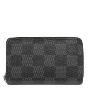 ルイヴィトン LOUIS VUITTON コインケース ジッピー コインパース ダミエグラフィットキャンバス ダミエグラフィット シルバー金具 小銭入れ N63076 MI0177 【箱】 【中古】