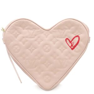 【★3%OFFクーポン】ルイヴィトン LOUIS VUITTON ショルダーバッグ サック クール フォーリンラブ レザー ピンク ゴールド金具 ハート ボックス M58738 RFID 【中古】中古美品