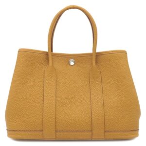 エルメス HERMES トートバッグ ガーデンパーティーTPM 30 ネゴンダ セサミ シルバー金具 新品 未使用 オールレザー 2026年製 G 【箱】 【中古】未使用保管品