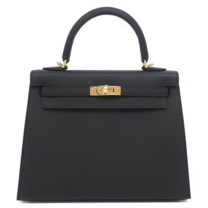 エルメス HERMES 2WAYバッグ ケリー25 外縫い ヴォーエプソン ブラック ゴールド金具 新品 未使用 ショルダー 2026年製 G 【箱】 【中古】未使用保管品