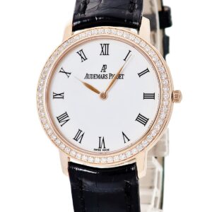 オーデマピゲ AUDEMARS PIGUET ジュールオーデマ 15133OR.ZZ.A001CR.01 新品同様 K18PG無垢 純正ダイヤ ホワイト メンズ 腕時計手巻き ホワイト 【中古】