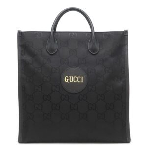 グッチ GUCCI 2WAYバッグ グッチ オフザグリット トート ナイロン レザー ブラック ヴィンテージ金具 黒 GG ショルダー GUCCI OFF THE GRID 630355 【中古】中古美品