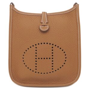 エルメス HERMES ショルダーバッグ エヴリン TPM 16 ロング トリヨンクレマンス ゴールド シルバー金具 新品 未使用 茶 エブリン 2025年製 K 【箱】 【中古】新品同様品