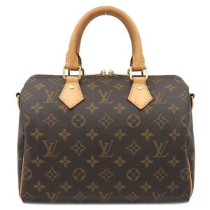 ルイヴィトン LOUIS VUITTON 2WAYバッグ スピーディ 25 モノグラムキャンバス モノグラム ゴールド金具 茶 ボストンバッグ M41113 RFID 【箱】 【中古】