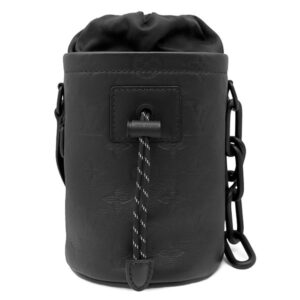 【★3%OFFクーポン】ルイヴィトン LOUIS VUITTON ショルダーバッグ チョーク ナノ レザー モノグラムシャドウ ノワール マットブラック金具 黒 オレンジ クロスボディバッグ M44628 NZ1179 【箱】 【中古】中古美品