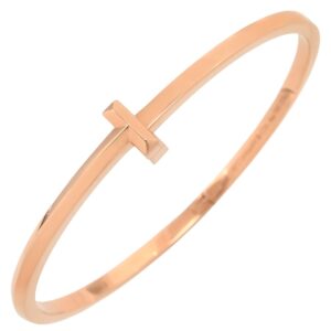 ティファニー Tiffany & Co ブレスレット T ワン ナロー ヒンジ バングル ミディアム ローズゴールド ピンクゴールド Tiffany&Co. 750 18金 【箱】 【中古】中古美品