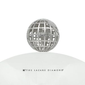 ラザール ダイヤモンド LAZARE DIAMOND オブジェ ラザール キャプラン 100周年 LOVE EARTH プラチナシルバー 地球儀 ダイヤモンド 【ケース】 【中古】中古美品