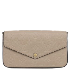 【★3％OFFクーポン】ルイヴィトン LOUIS VUITTON チェーンウォレット ポシェット フェリシー モノグラムアンプラント トゥルトレール ゴールド金具 ショルダー M82609 RFID 【中古】中古美品