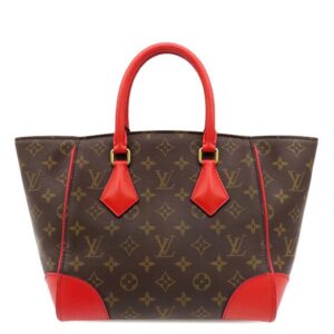 【★3％OFFクーポン】ルイヴィトン LOUIS VUITTON 2WAYバッグ フェニックス PM モノグラムキャンバス コクリコ ゴールド金具 茶 赤 ハンドバッグ ショルダー M41537 CA1106 【中古】中古品