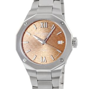 ボーム&メルシエ BAUME&MERCIER リビエラ M0A10764 未使用 12角形 テラコッタ デイト メンズ レディース 腕時計自動巻き オレンジ 【中古】未使用保管品