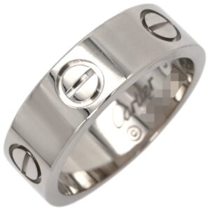 カルティエ Cartier リング 指輪 ラブリング ホワイトゴールド #50(JP10) クラシックモデル LOVE Ring 750 18K WG 10号 B4084700 【中古】中古美品