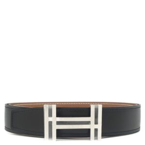 エルメス HERMES ベルト コンスタンスH #100 H オ カレ トゴ ボックスカーフ ブラック×ゴールド #100 シルバー金具 新品 未使用 リバーシブル キット 2025年製 K 【箱】 【中古】未使用保管品