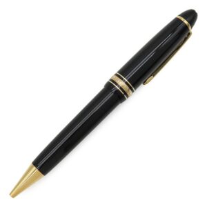 モンブラン Montblanc ボールペン マイスターシュテュック ゴールドコーティング ルグラン GP プレシャスレジン ブラック×ゴールド 芯なし ツイスト式 【中古】