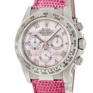 ロレックス ROLEX コスモグラフ デイトナ ビーチ 116519 K番 K18WG無垢 ピンク シェル クロノグラフ メンズ 腕時計自動巻き ピンク 【中古】中古美品