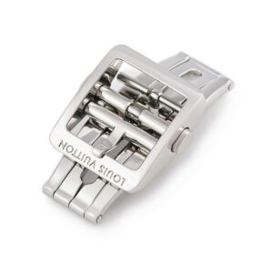 【SALE】 ルイヴィトン LOUIS VUITTON 腕時計パーツ 純正 ステンレススチール シルバー 16mm幅対応 Dバックル ステンレス スチール SS フォールディング パーツ 替え 交換 予備 シルバー 銀 【中古】